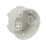 Süllyesztett szerelvénydoboz 1-es kerek 73mm-átmérő műanyag szürke csavarral 41mm-b.mély KP KOPOS